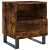 vidaXL Bedside Cabinet Set of 2 Smoked Oak Engineered wood