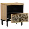 vidaXL Bedside Cabinets 2 pcs 15.7"x13"x18.1" Solid Wood Mango