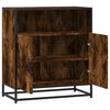 vidaXL Sideboard Smoked Oak Engineered wood, metal 26.8x13.8x29.9 in