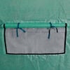 vidaXL Polytunnel Greenhouse Green Tough Steel, Polyethylene Large