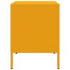 vidaXL Bedside Cabinet Mustard Yellow Steel Bedside Cabinet Rectangular