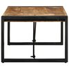 vidaXL Coffee Table Natural Wood Solid Mango Wood, Powder-Coated Iron