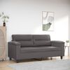 vidaXL 2-seater Sofa Grey