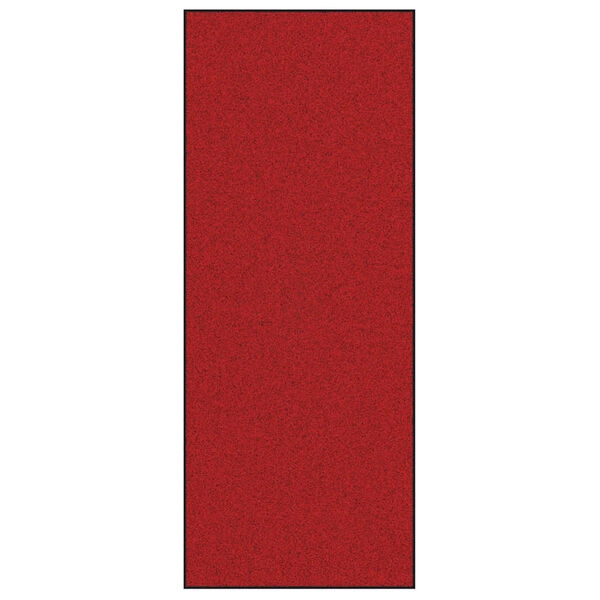 vidaXL Doormat Red and Black 47.2" x 118.1" Polypropylene and vinyl