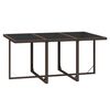 vidaXL Garden Dining Set Brown