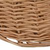 vidaXL Firewood Basket with Carrying Handles 30.7"x21.3"x13.4" Natural Willow
