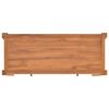vidaXL TV Cabinet Natural Teak Teak Wood, Plywood Medium TV Cabinet