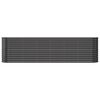 vidaXL Garden Raised Bed Anthracite Powder-coated steel Large Durable