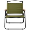 vidaXL Camping Chair Set of 2 Green