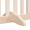 vidaXL Dog Gate Set of 6 Natural Poplar wood 6 panels Foldable