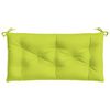 vidaXL Garden Bench Cushion Set of 2 Bright green