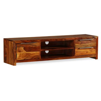 vidaXL TV Stand Solid Wood Sheesham 47.2"x11.8"x11.8"