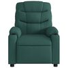 vidaXL Massage Recliner Chair Dark green
