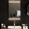 vidaXL LED Bathroom Mirror Transparent Glass 15.7 x 23.6 in