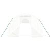 vidaXL Greenhouse White Polyethylene (PE), Galvanized Steel Large