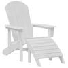 vidaXL Garden Lounge Furniture 2 pcs White 74 x 82 x 90cm Plastic