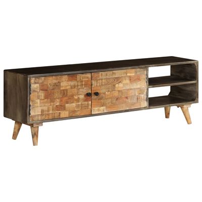 vidaXL TV Stand Solid Wood Mango 55.1"x11.8"x17.7"