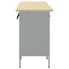 vidaXL Work Cabinet with Drawer with Lock 4 pcs Black 200 x 55 x 85 cm