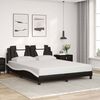 vidaXL Bed Frame Black and white