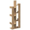 vidaXL Book Cabinet Artisan Oak Engineered Wood Tall and Narrow