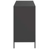 vidaXL Sideboard Black Cold-rolled Steel Medium Sideboard Rectangular