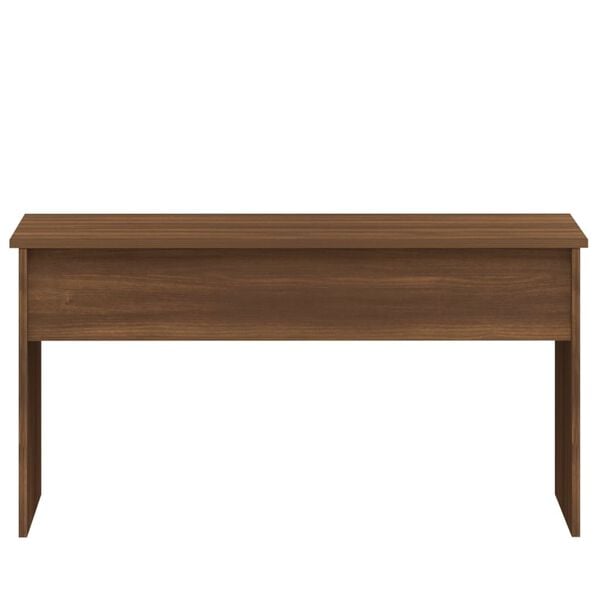 vidaXL Coffee Table Brown Oak Engineered Wood Medium Hidden Compartments