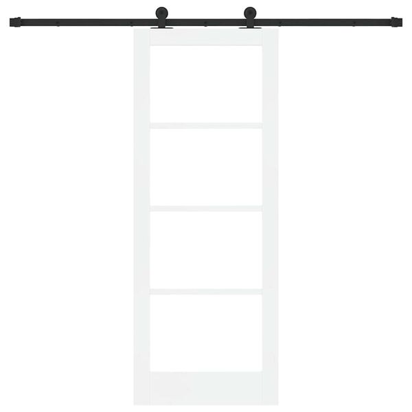 vidaXL Sliding Door ORKDAL White 30.71 x 79.53 in