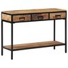 vidaXL Console Table 39.4"x13.8"x27.6" Solid Rough Wood Mango