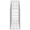 vidaXL Gabion Basket Silver Galvanized iron 39.4x11.8x23.6/31.5 in