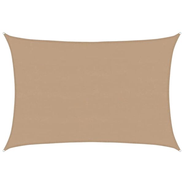vidaXL Sunshade Sail 1.75 oz/ft² Taupe 16.4x23.0' HDPE