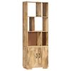 vidaXL Bookshelf Natural wood finish Solid mango wood