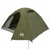 vidaXL Camping Tent Dome 3-Person Olive Green Waterproof