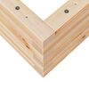 vidaXL Garden Planter Natural Wood Solid Pine Wood 27.6x15.7x9.1 in