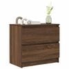 vidaXL TV Cabinet Brown Oak Engineered Wood Medium TV Cabinet