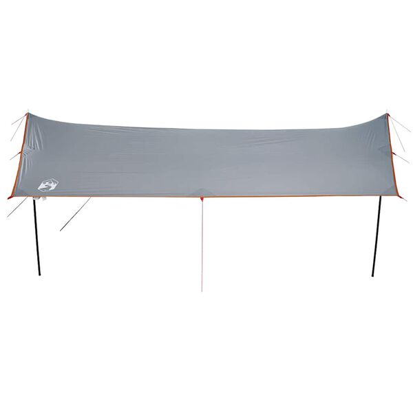 vidaXL Camping Tarp Orange 181.1x120.1x82.7" Waterproof