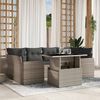 vidaXL Garden Sofa Set Light Grey and Anthracite
