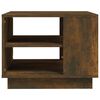 vidaXL Coffee Table Smoked Oak Engineered Wood Medium Coffee Table