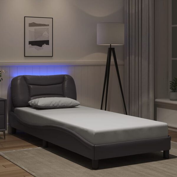 vidaXL Bed Frame Grey