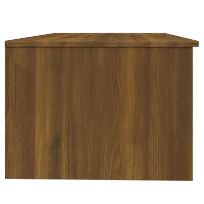 vidaXL Coffee Table Brown Oak 40.2"x19.7"x14.2" Engineered Wood