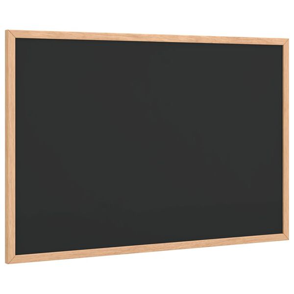 vidaXL Chalkboard with Solid Pine Wood Frame Black 23.6x15.7"