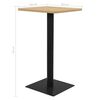 vidaXL Bar Table Oak color and black