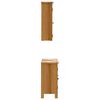 vidaXL Bathroom Furniture Set Wood Solid pine wood Medium