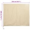 vidaXL Plant Fleece Cover Set of 2 Beige