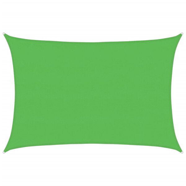vidaXL Sunshade Sail 1.75 oz/ft² Light Green 16.4x19.7' HDPE