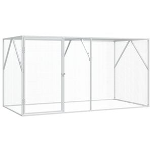vidaXL Bird Cage Anthracite 208 x 102 x 108 cm Galvanized steel