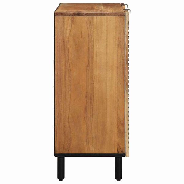 vidaXL Sideboard Natural 35.43 x 13.19 x 29.53 in Solid Acacia Wood
