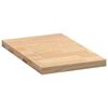 vidaXL Kitchen Worktop Natural Solid oak wood 15.7 x 25.0 in Durable