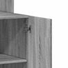 vidaXL Kitchen Cabinet Gray Sonoma 23.6"x19.7"x70.9" Engineered Wood