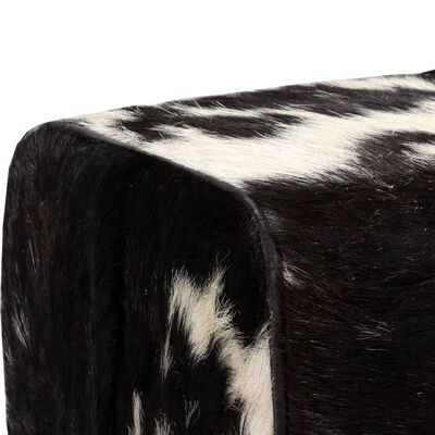vidaXL Bench Genuine Goat Leather 47.2"x11.8"x17.7"