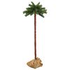 vidaXL Christmas Tree Green and brown PVC Medium Christmas Tree Other